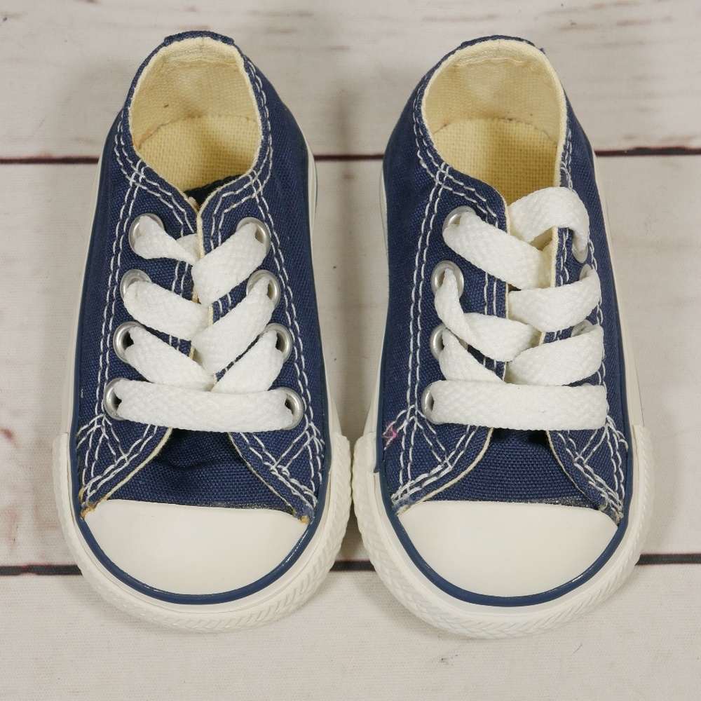 NEW Converse Chuck Taylor All Star Blue Infant 2 - Picture 2 of 5